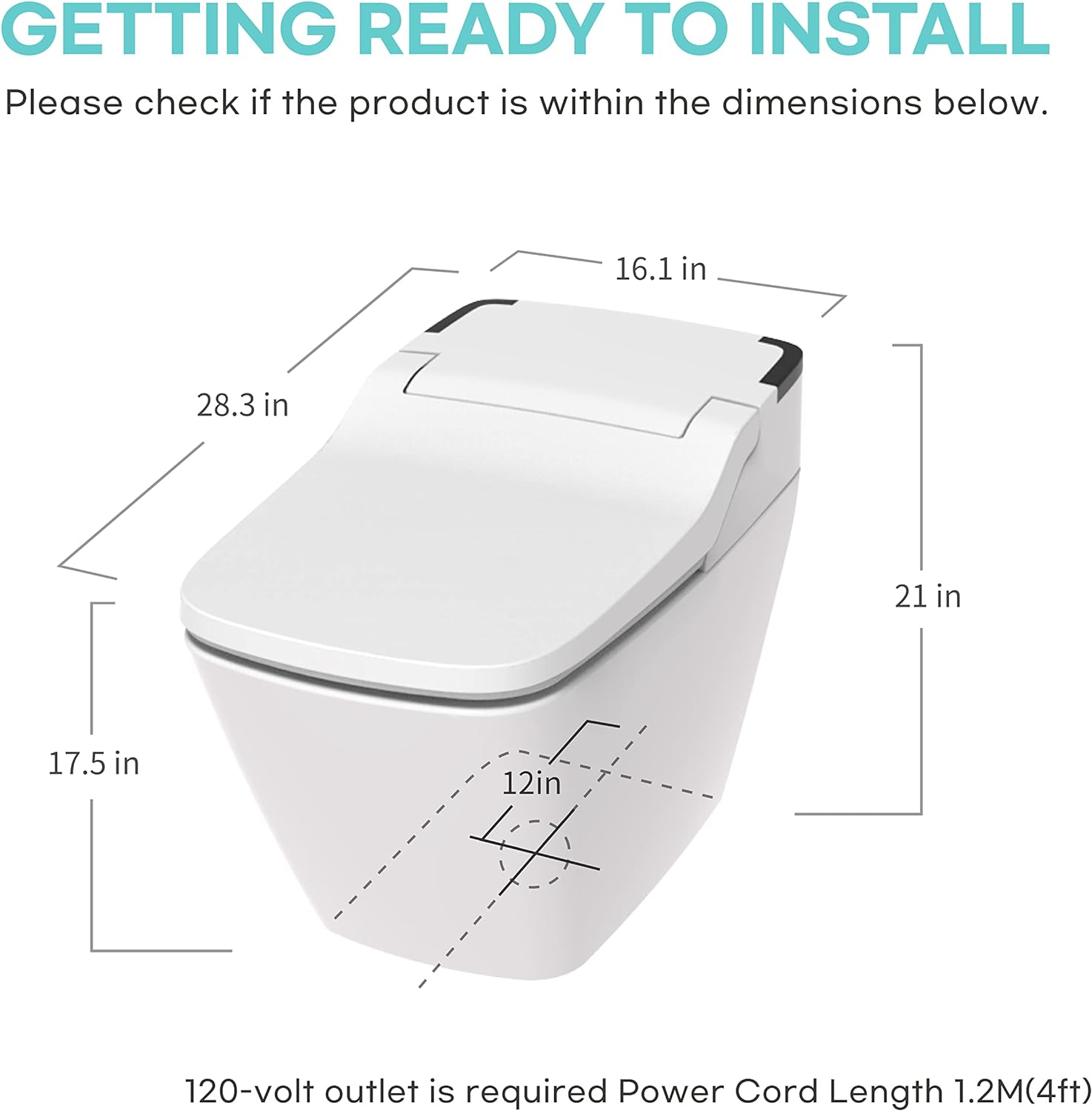 VOVO Smart Bidet Toilet TCB-090SA